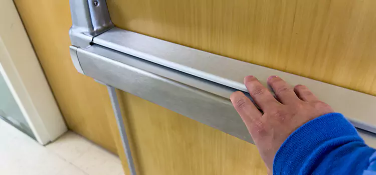 Installing a Push Bar on a Door Lynnwood